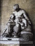 unknow artist, Cain and his Children Accursed of God